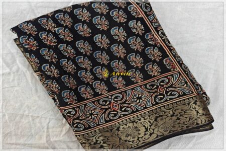 Beautiful ajrakh saree buy from manufacturer at wholesale less price | Saree,  Color, Fashion